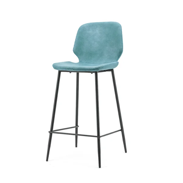 ByBoo / Barchairs / Bar chair Seashell low – blue