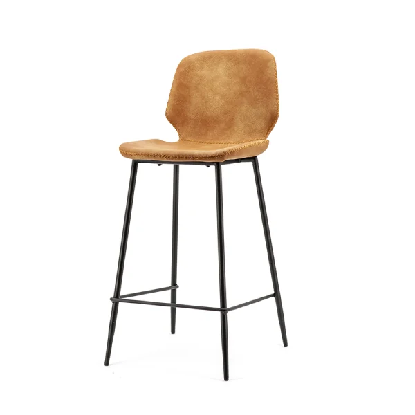 ByBoo / Barchairs / Bar chair Seashell low – cognac