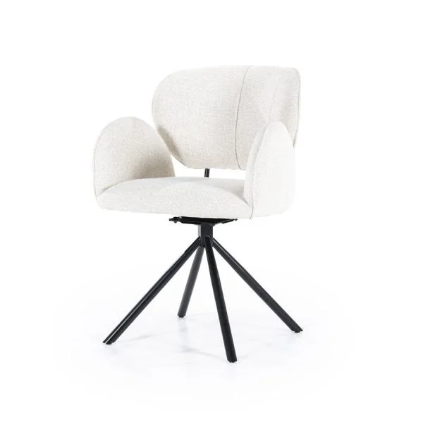 Eleonora / Eetkamerstoelen / Stoel Rosalin – beige Moon