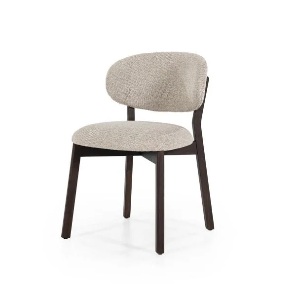 Eleonora / Eetkamerstoelen / Stoel Mikky bruin – taupe Moon